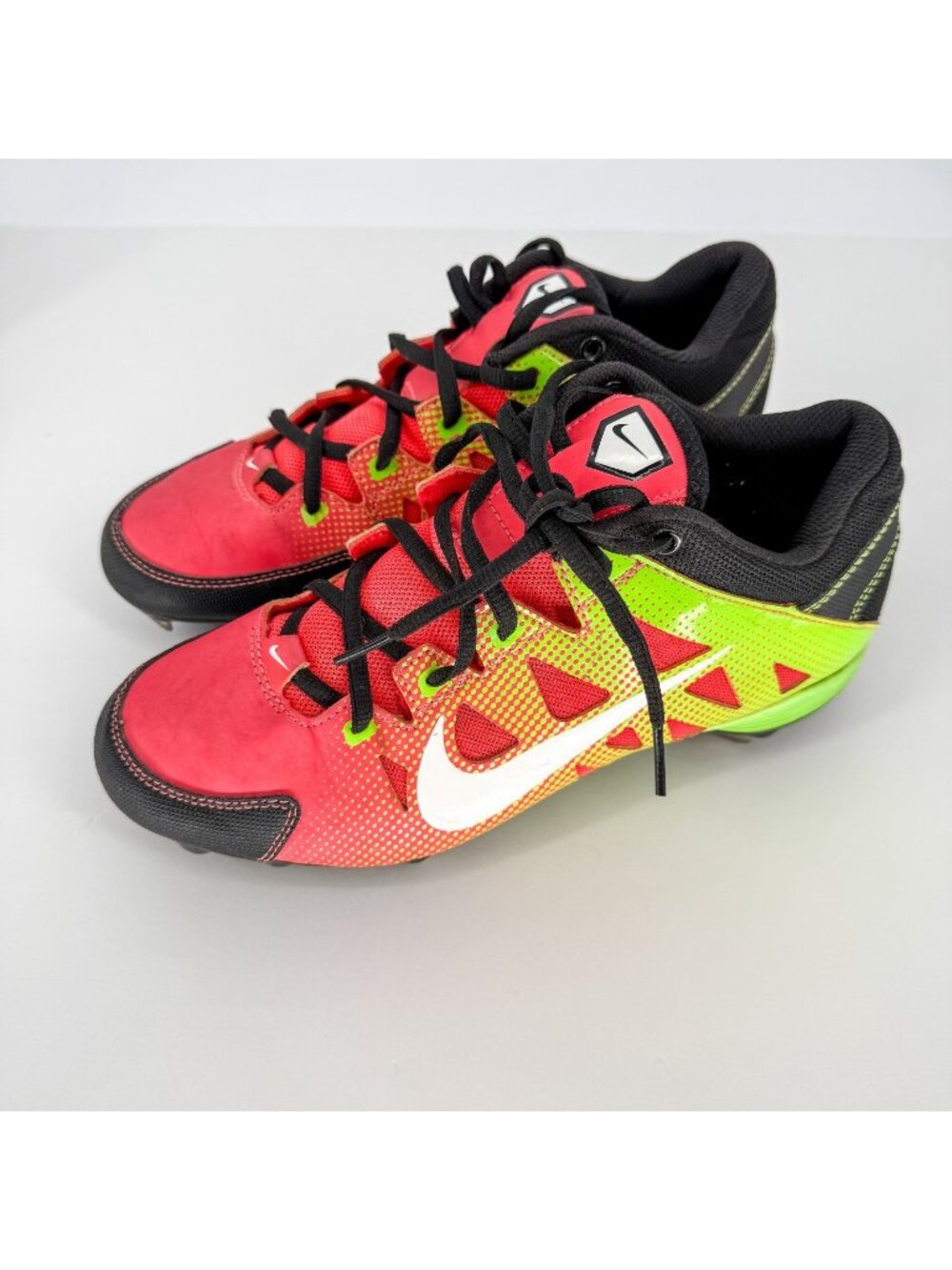 Nike Womens HyperDiamond Softball Metal Cleats Style 684696-610 Size 9 -No Box